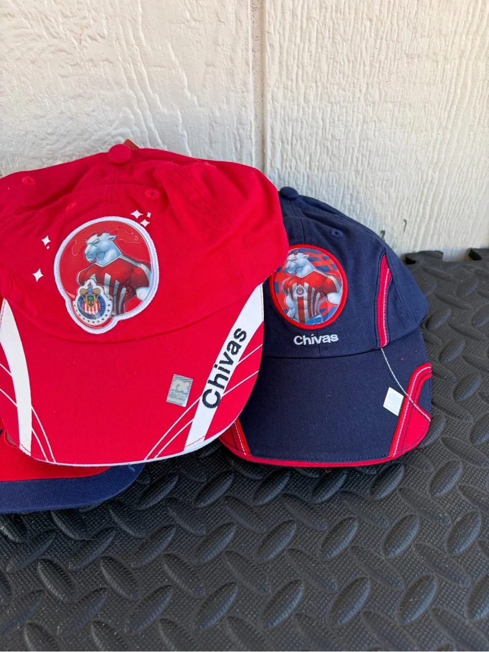 Chivas Baseball Caps - Red & Navy Trio Unisex